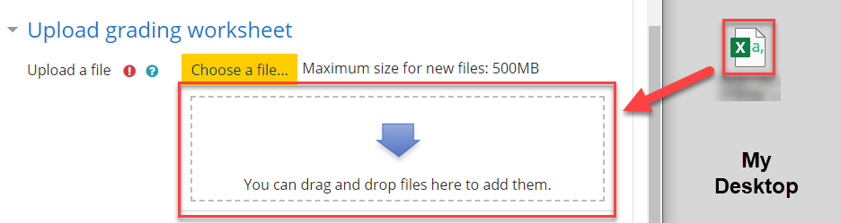 moodle assignment offline grading worksheet