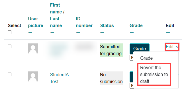 how to grade assignments in moodle